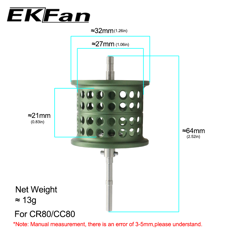 EKFan Green Micro Matter Threa - Reel Spare Spool review and price
