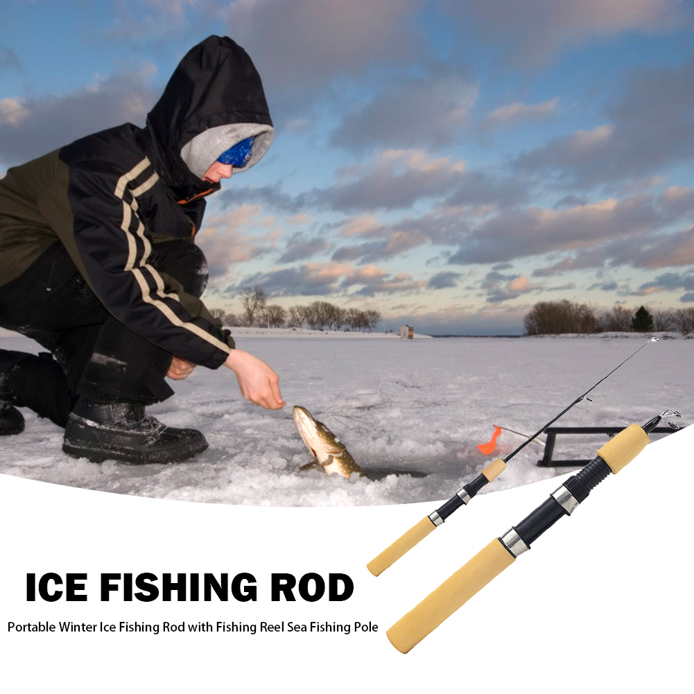 Ice Fishing Rod Portable Spinn - Ice Fishing Reel review and price