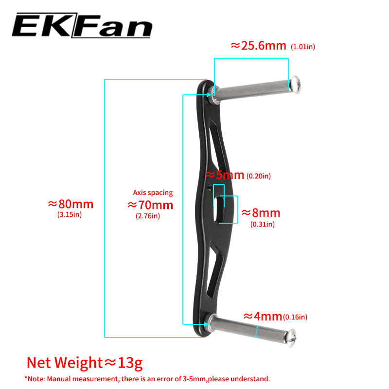 EKFan 80MM Aluminum Alloy Bait - Spincast Reel review and price