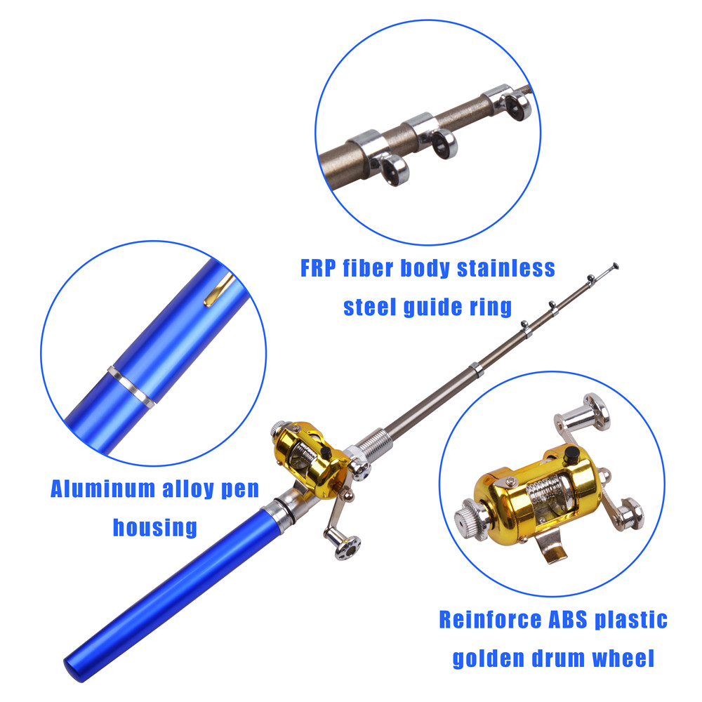 Mini ice fishing rod Combo wit - Ice Fishing Reel review and price
